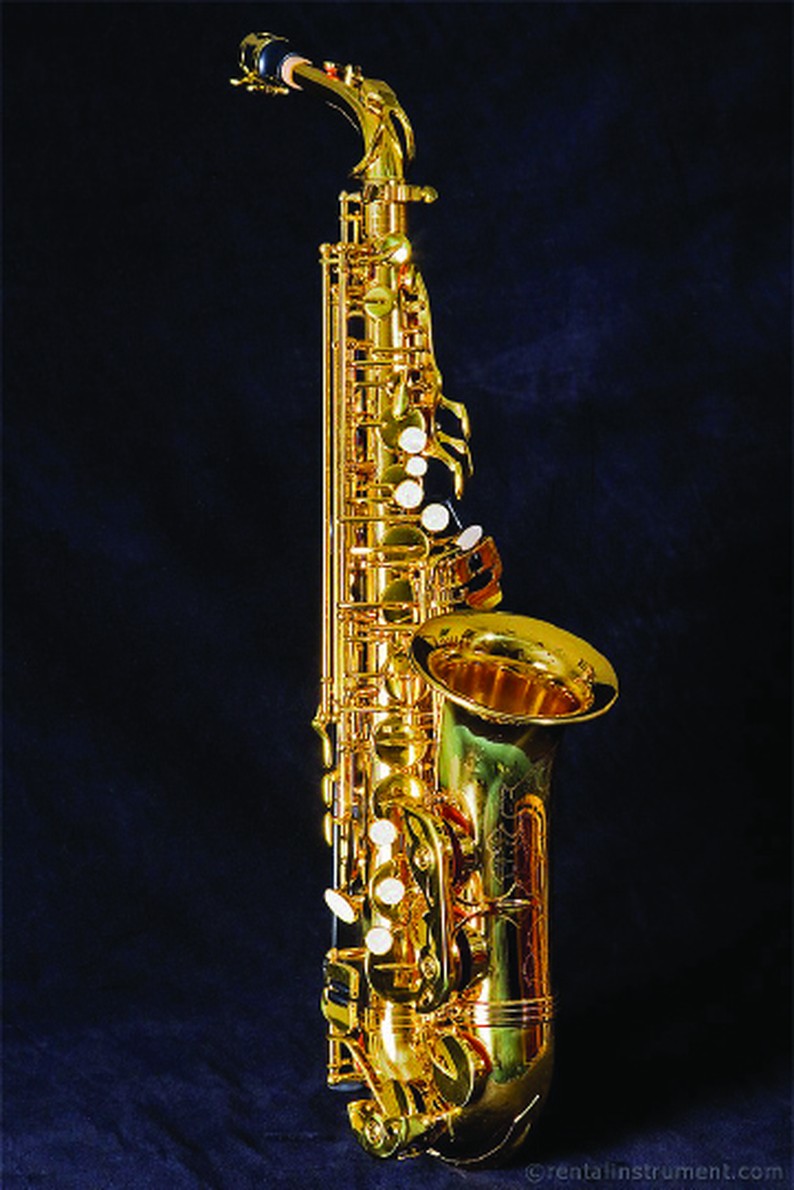 Student alto saxophone available to rent for school band