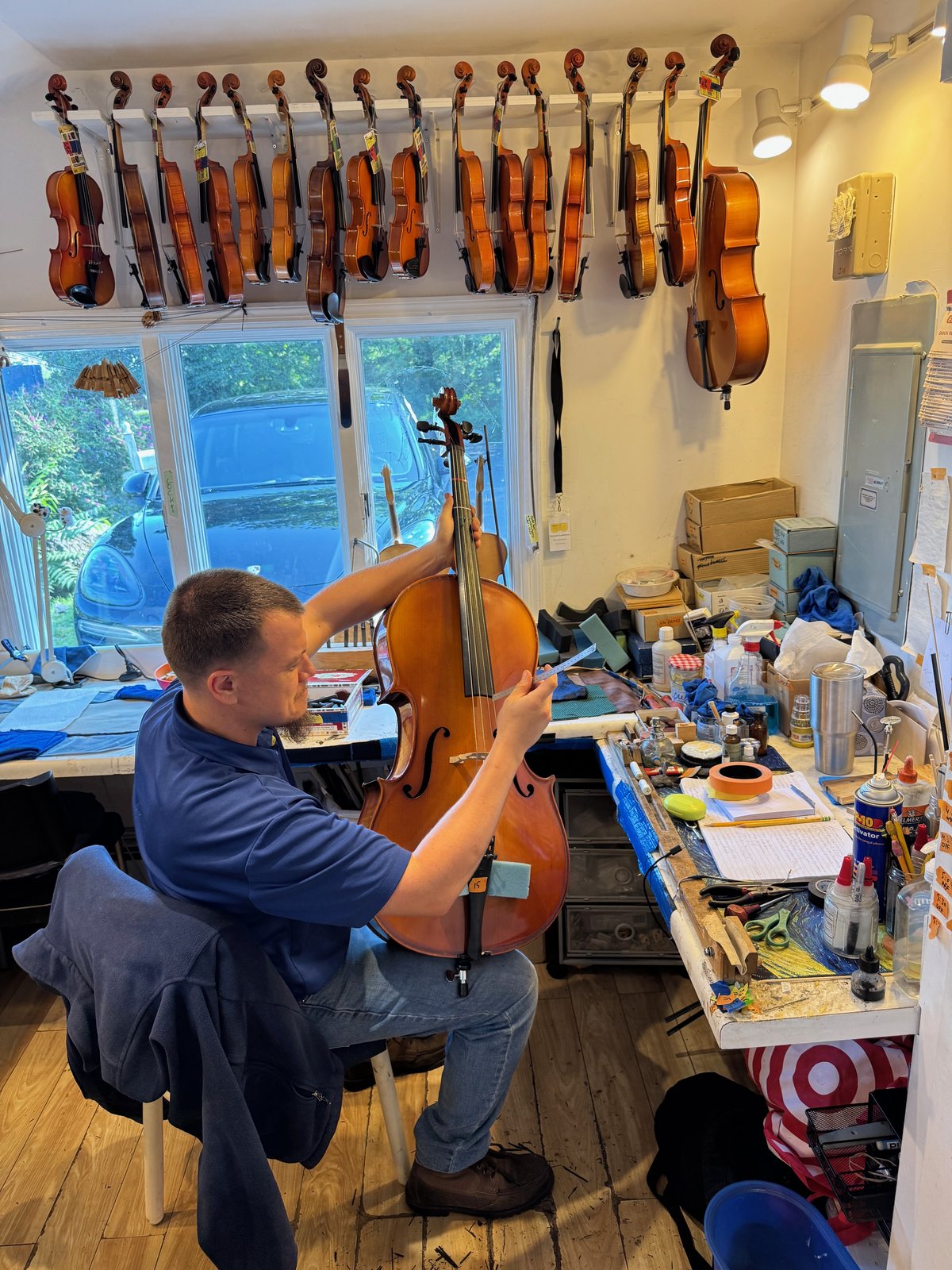 The repair bench in Norwalk